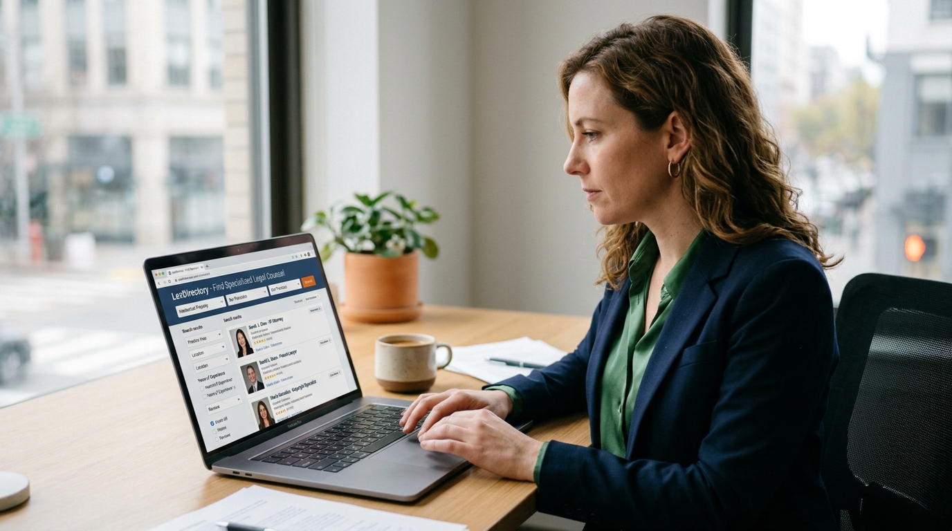 Searching online for a specialized emerging fields attorney